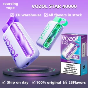 EU Warehouse Vozol Star 40k Portable Electronic Products Mode With Wavy Scree