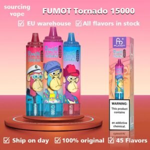 EU warehouse-Fumot RandM Tornado15k Portable Electronic Products