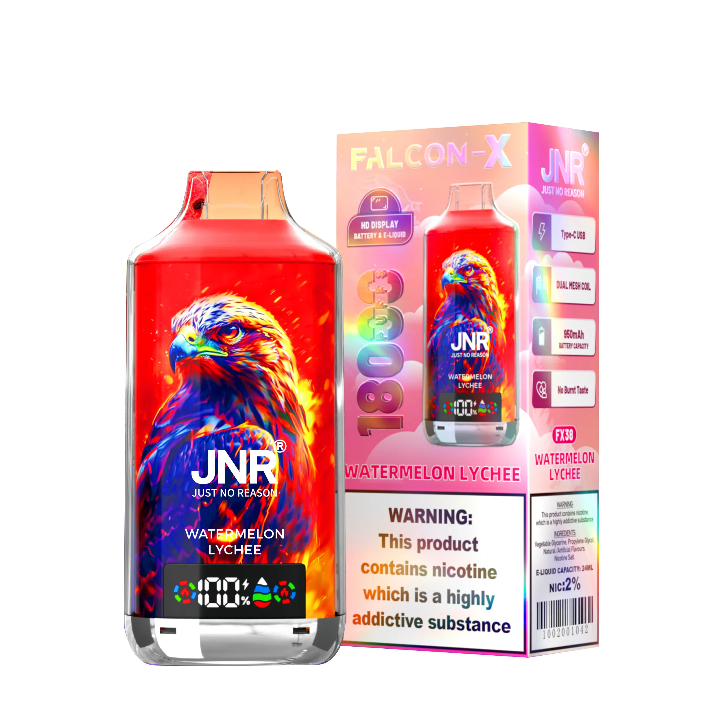 JNR Falcon-X 18000 Disposable Puff - Image 9